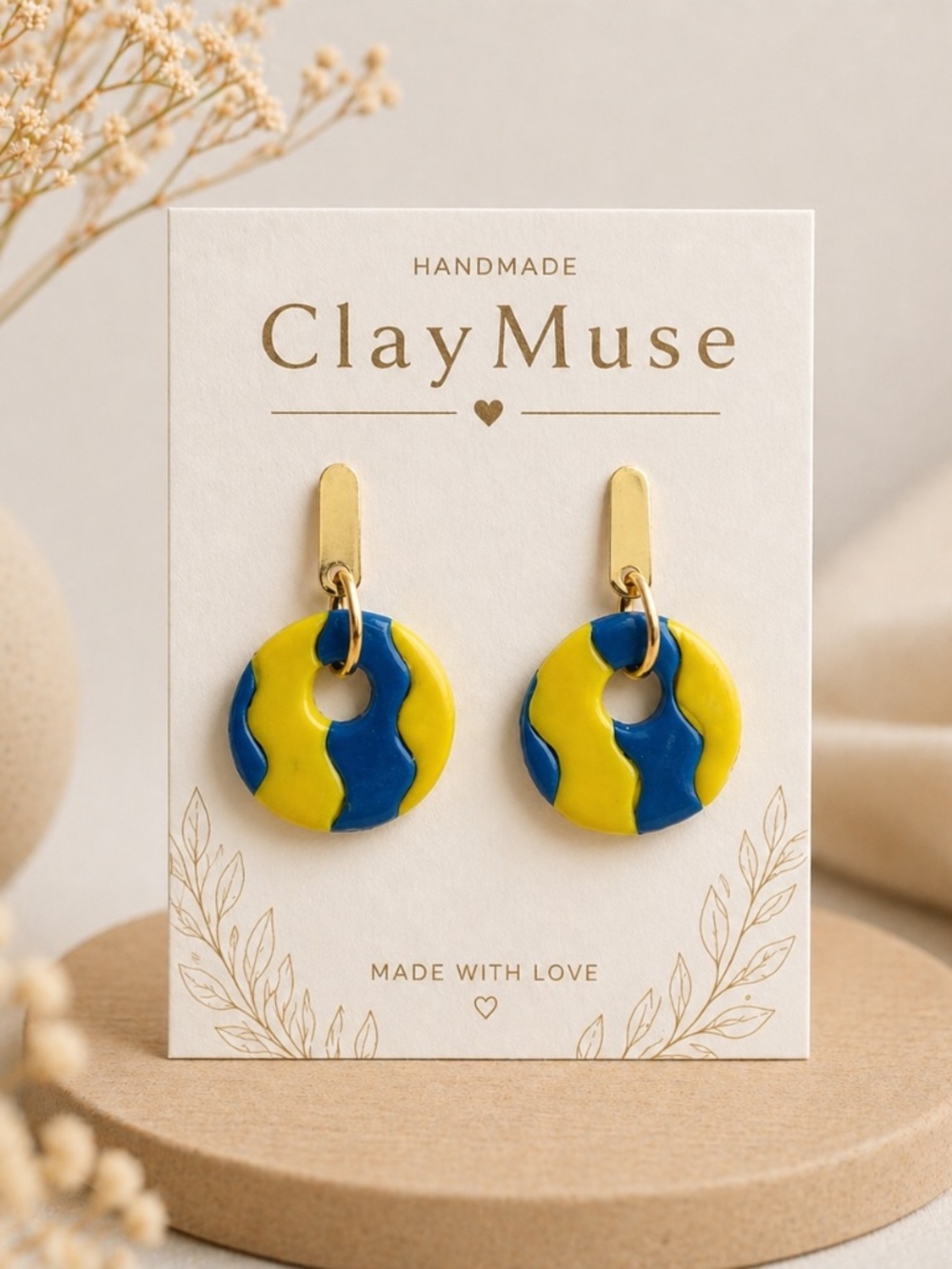 (New) MI Circle Earrings
